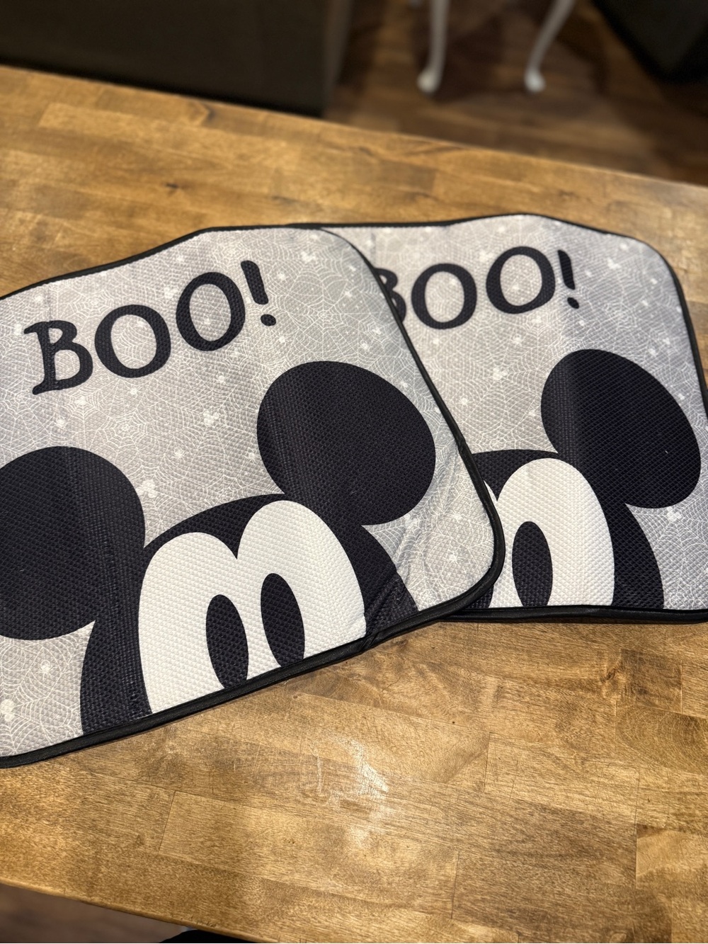 BOO! Mickey Ear Halloween Drying Dish Mat